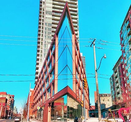 Modern Condos and Houses in Distillery District